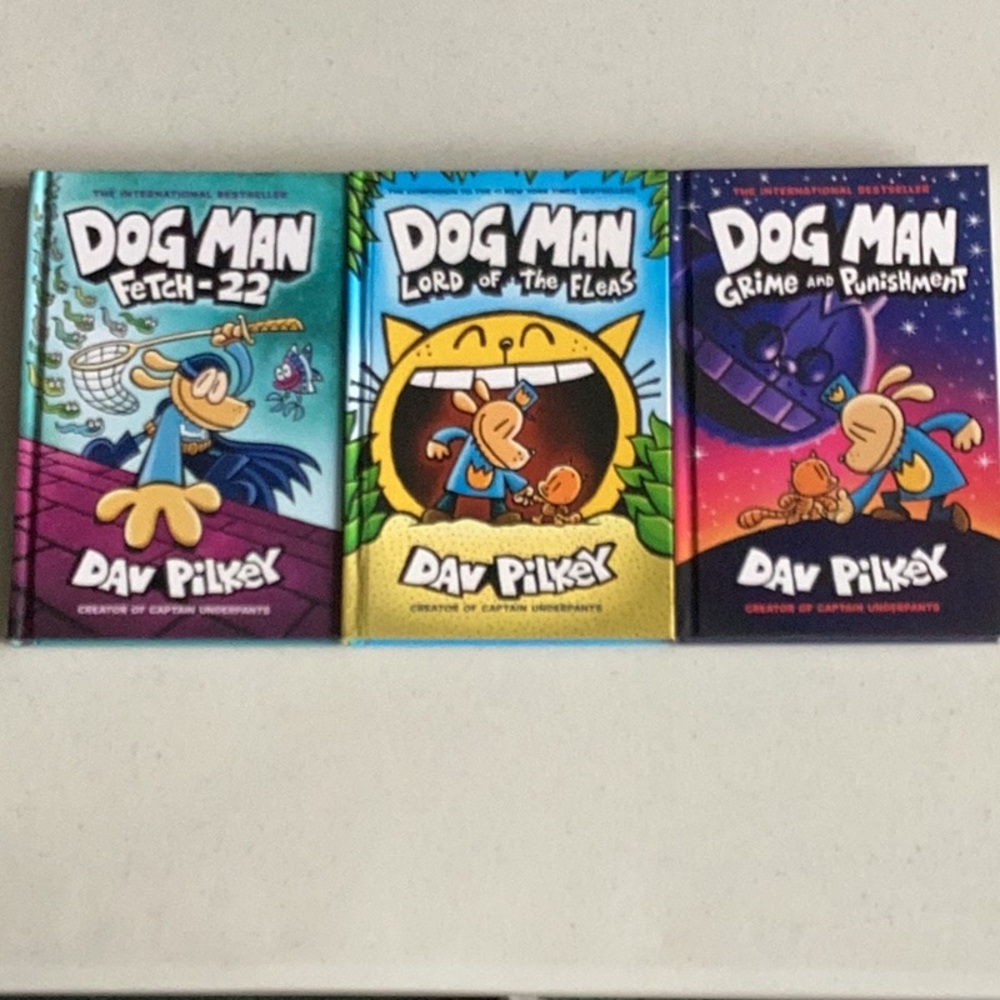 DOG MAN Books Bundle of 3